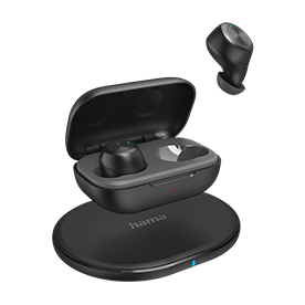 Hama "Passion Chop" Bluetooth® Headphones, TWS, In-Ear, Wireless Charging