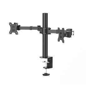 Hama Monitor Holder, 2 Monitors, Height-adjustable, Swivel / Tilt, 13" - 35"